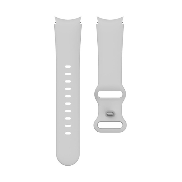Enkel urrem i silikone til Samsung Galaxy Watch 4 - Grå Silver grey