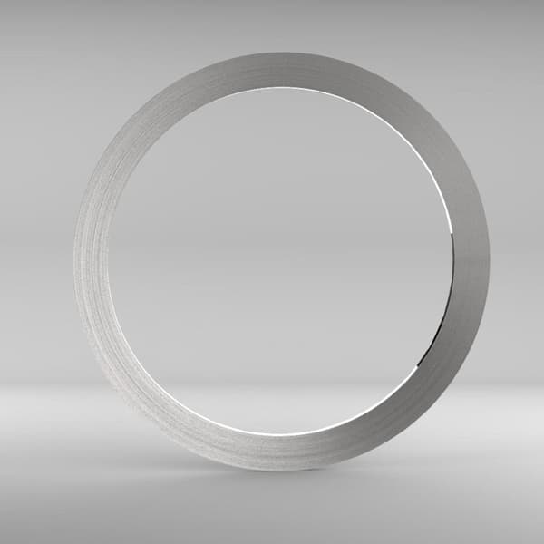 Samsung Galaxy Watch (46mm) skridsikker ramme - Sølv Silver grey