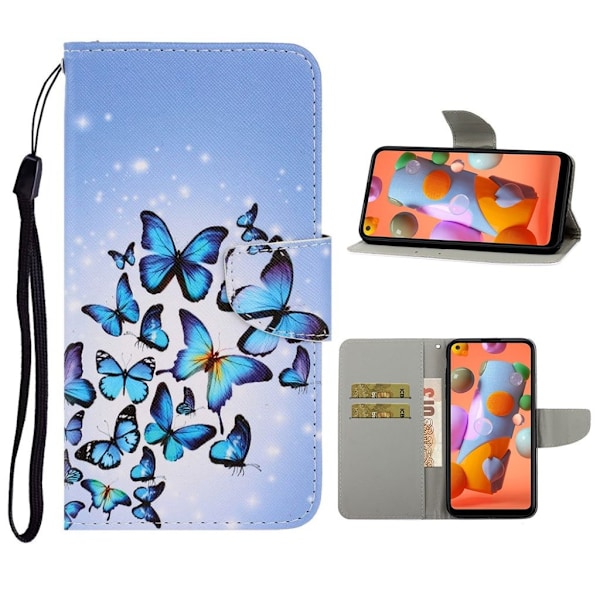 Wonderland Huawei P40 Lite / Nova 6 SE Etui - Livlige Sommerfugle Multicolor