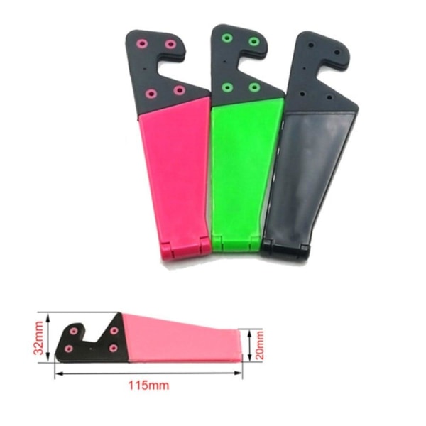 Universal V-shape foldable phone stand holder - Red Röd