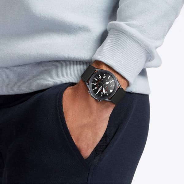 Ticwatch GTX / Pro urrem i tekstureret ægte læder - Hvid White