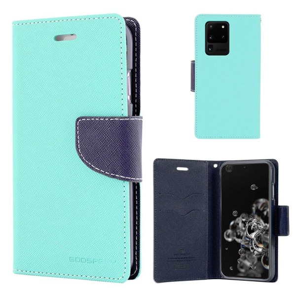 MERCURY Fancy Diary - Samsung Galaxy S20 Ultra - Mint Grön