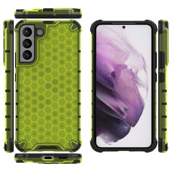 Bofink Honeycomb Samsung Galaxy S22 Plus Suojakotelo - Vihreä Green