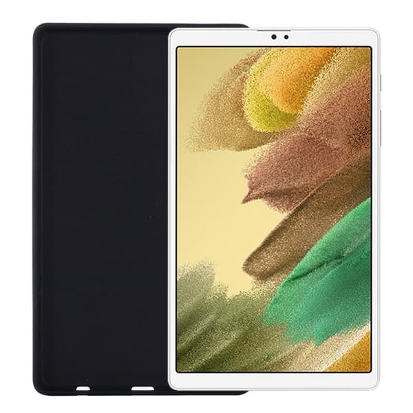 Samsung Galaxy Tab A7 Lite flytende silikondeksel - Svart Black