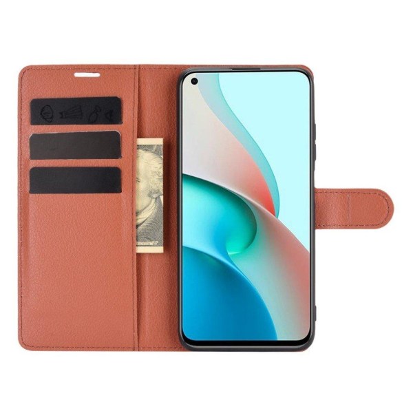 Classic Xiaomi Redmi Note 9t / Note 9 5g Flip Etui - Brun Brown