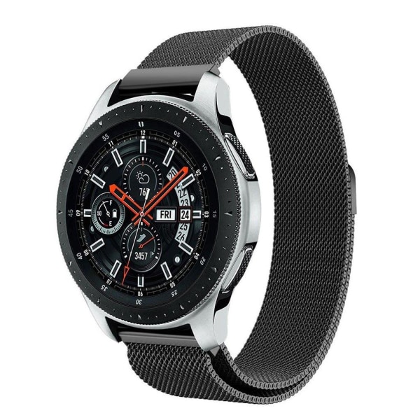 Samsung Galaxy Watch 46mm klokkereim av rustfritt stål med milan Svart