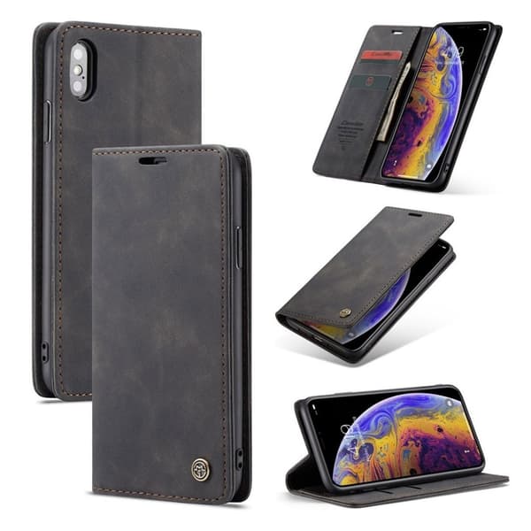 Caseme iPhone Xs Max Støtabsorberende Skinnetui - Svart Black