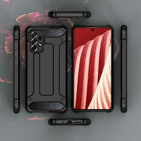 Armour Guard Etui Samsung Galaxy A73 - Grå Silver grey