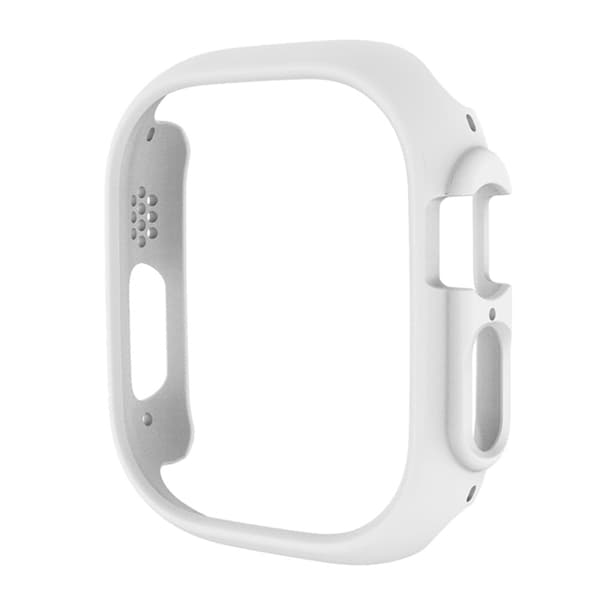 Apple Watch Ultra-skydd med skärmskydd av härdat glas - Vit Vit