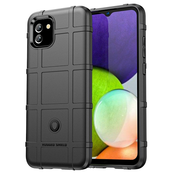 Rugged Shield Suojakotelo Samsung Galaxy A03 - Musta Black