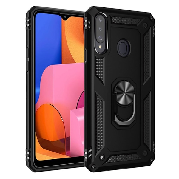 Bofink Combat Samsung Galaxy A20s etui - Sort Black