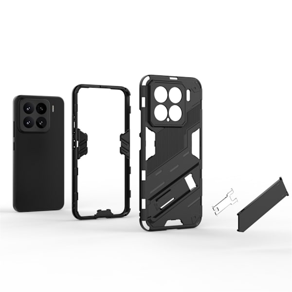 Støtsikkert hybriddeksel med et moderne preg for Xiaomi 15 - Hvit White