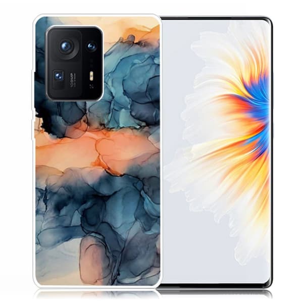 Marmormotiv Xiaomi Mix 4 skal - Orange Mellan De Blå multifärg