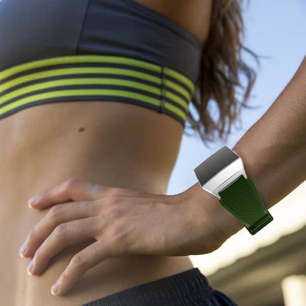 Fitbit Ionic rem med Twill tekstur - Army grøn Green