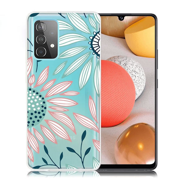 Deco Samsung Galaxy A52 5G Etui - Krysantemum Multicolor