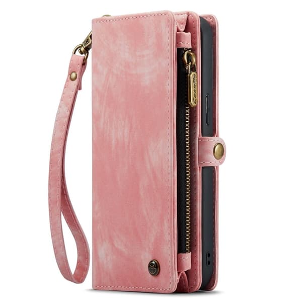 CaseMe iPhone 14 Pro fodral med blixtlås - Rosa Rosa