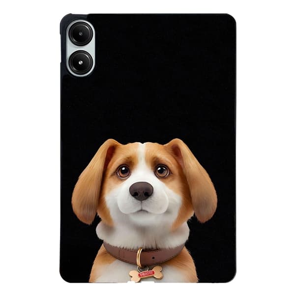 Flexible Case Xiaomi Redmi Pad Pro 5G / Pad Pro / Poco Pad 4G Pattern Printing Slim Tablet Protective Cover - Harrier Beagle Brown