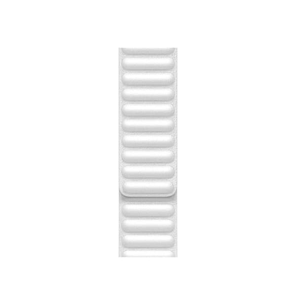 Urrem i ekte lær til Apple Watch Series 8 (41 mm) - Hvit White