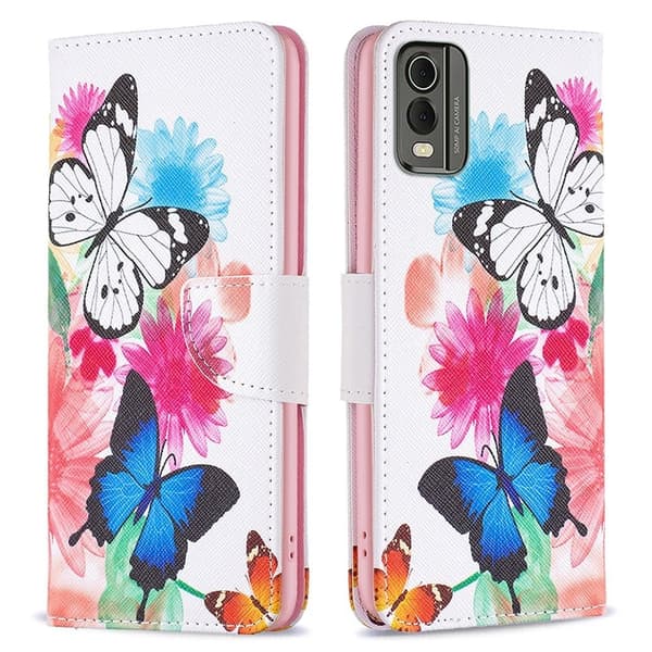 Wonderland Nokia C32 fodral -Rosa Rosa
