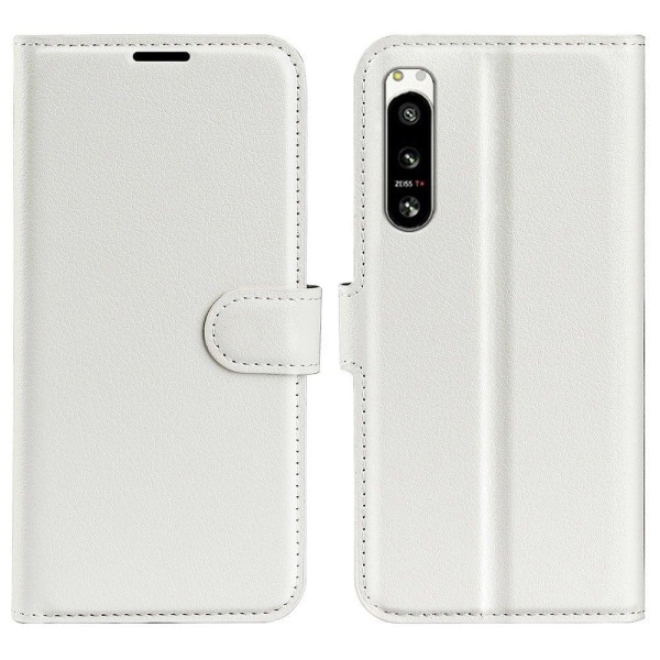 Klassisk Sony Xperia 5 Iv Flip Etui - Hvid White