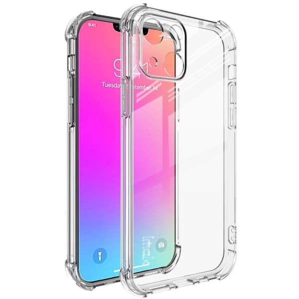 IMAK Airbag-skydd för iPhone 13 Mini - Transparent Transparent