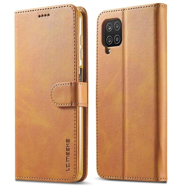 LC.Imeeke läder Samsung Galaxy M53 5G fodral - Brun Brun