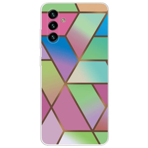 Marble Samsung Galaxy A13 5G Etui - Rose / Green og Blue Gradients Multicolor