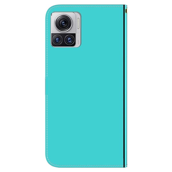 Mirror Motorola Edge 30 Ultra / X30 Pro Flippetui - Cyan Green
