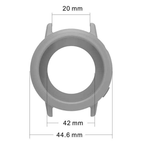 Huawei Watch GT 3 42mm klockfodral Mjukt silikonfodral med ihålig klockram - Marinblå Blå