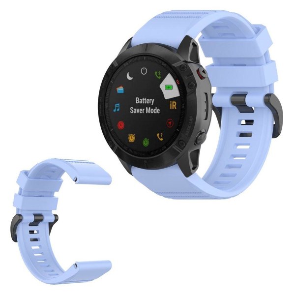 Garmin Fenix 6X -kellon kestävä ranneke - Vauvasininen Blue