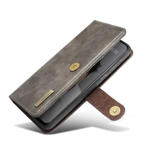 DG.MING Huawei Nova 5 2-in-1 Wallet Etui - Grå Silver grey