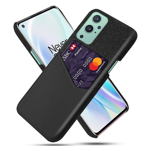 Bofink OnePlus 9 korttikotelo - Musta Black