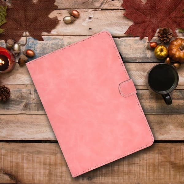 iPad Pro 11 tum (2020) / (2018) flipfodral i läder med fast tema - Rosa Rosa