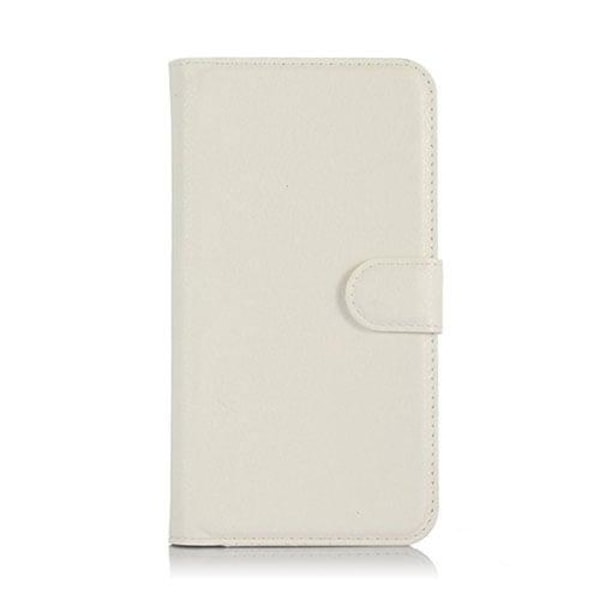 Kvist Microsoft Lumia 550 Nahkakotelo Standillä - Valkoinen White