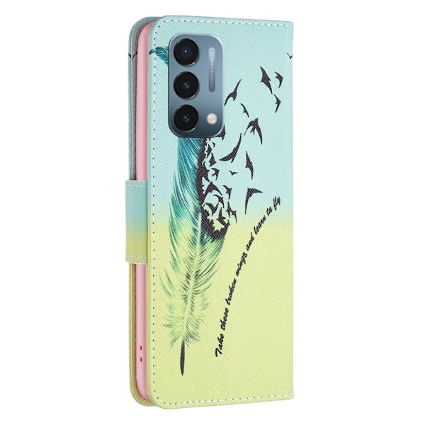 Wonderland OnePlus Nord N200 5G flip etui - Fjer Green