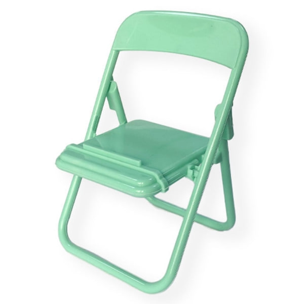 Universal mini stolformet foldbar telefonholder - Grøn Green