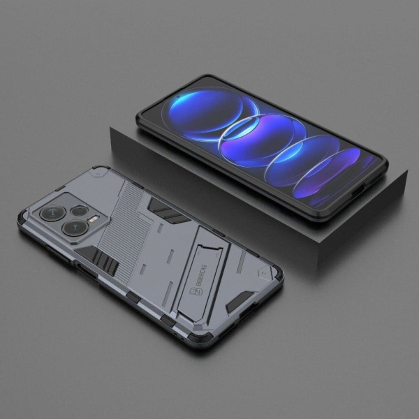Iskunkestävä hybridikotelo Xiaomi Redmi Note 12 Pro Plus - Tummansininen Blue