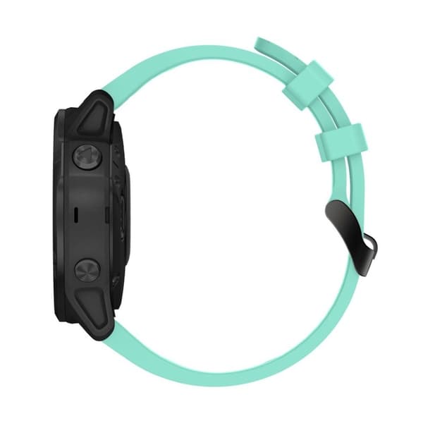 Garmin Fenix 6S silikoninen kellonauha - Syaani Green