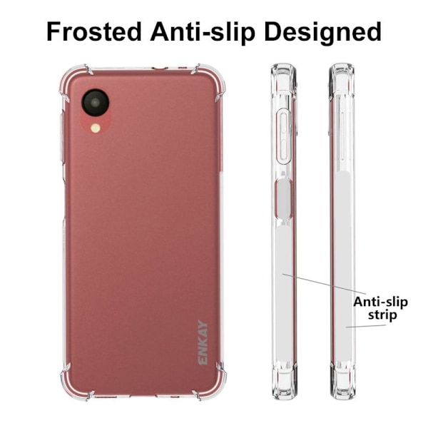 ENKAY klart faldsikkert etui til Samsung Galaxy A23 5G / A23e Transparent