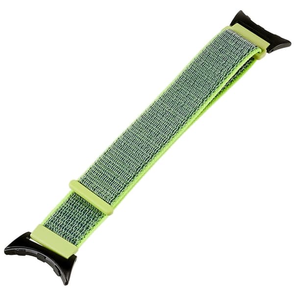 Google Pixel Watch-klokkerem i nylon - Grå / Grønn Green