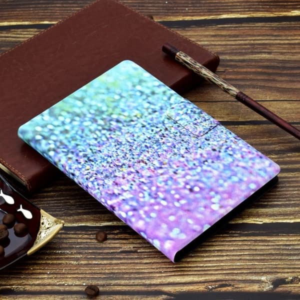 Cool Mønster Lær Etui til Lenovo Tab M10 - Shiny Blå Blue