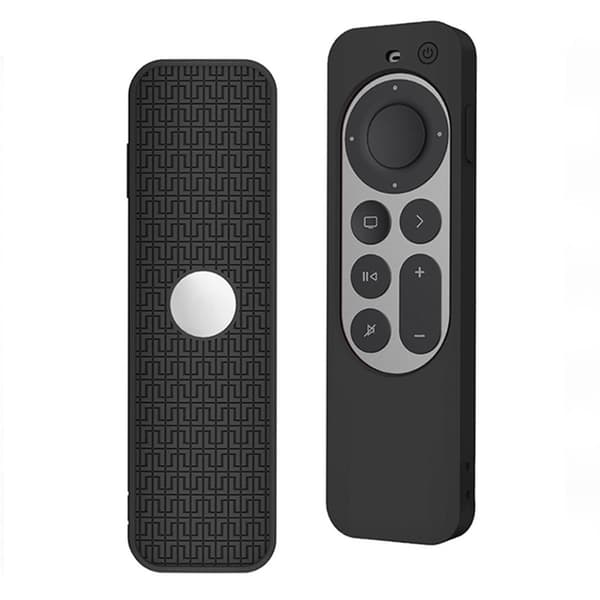 Apple TV 4K (2021) kontrollerdeksel i silikon - Svart Black