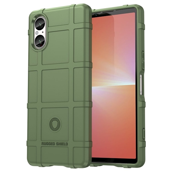 Rugged Shield Etui Sony Xperia 5 V - Grønn Green