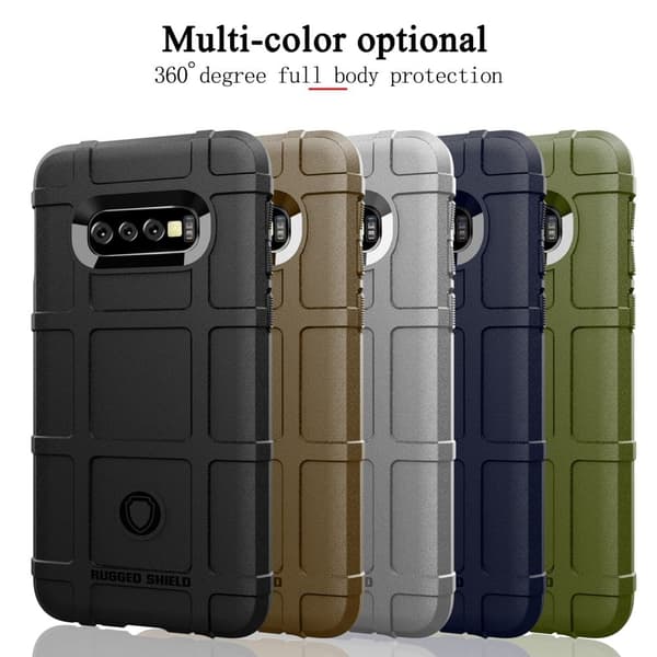 Rugged Shield Samsung Galaxy S10e skal - Svart Svart