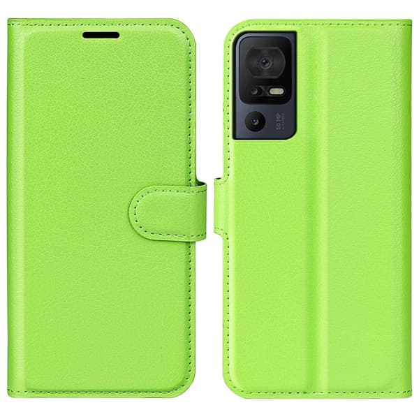 Classic TCL 40 SE flip etui - Grønn Green