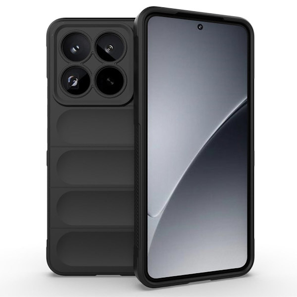 Blødt grebsformet Xiaomi 15 Pro cover - Sort Black