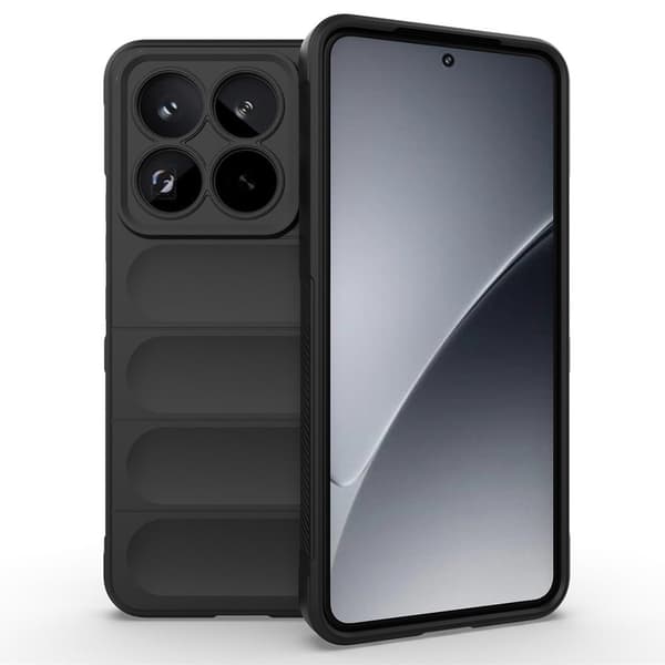 Mjukt greppformat Xiaomi 15 Pro skal - Svart Svart