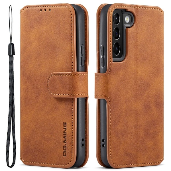 DG.Ming Samsung Galaxy S22 Retro Suojakotelo - Ruskea Brown
