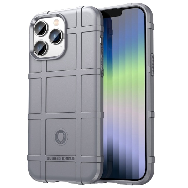 Rugged Shield iPhone 14 Pro Max skal - Silver/Grå Silvergrå
