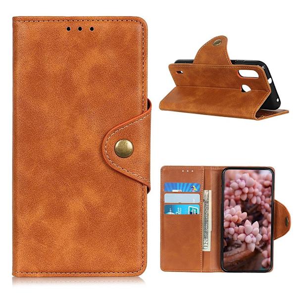 Alpha Motorola Moto E7 Power Flip Etui - Brun Brown